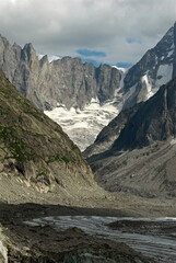 Glacier, Mer de glace, Chamonix, 74, Alpes, Haute Savoie, France