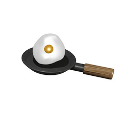 eggs in a frying pan