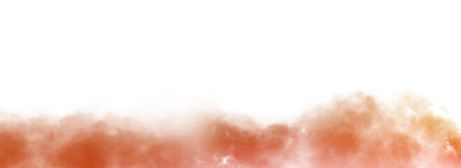 Colorful fog Isolate Transparent Background