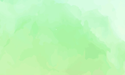 Soft green watercolor background Template