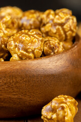 delicious sweet popcorn with lots of caramel