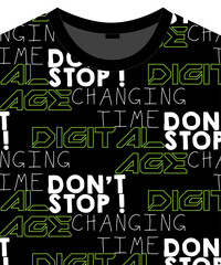 Unisex  trendy graphic pattern design for t shirt print
