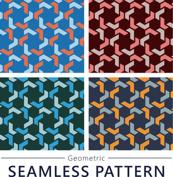 Geometric seamless vector pattern n7