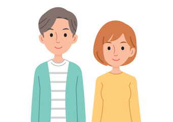 笑顔の男女
smiling man and woman