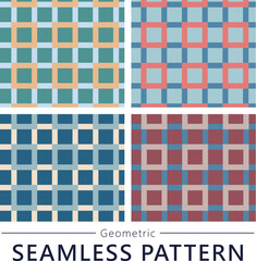 Geometric seamless vector pattern n28
