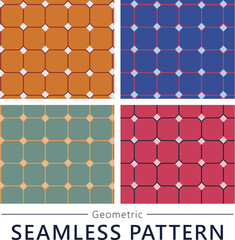 Geometric seamless vector pattern n32