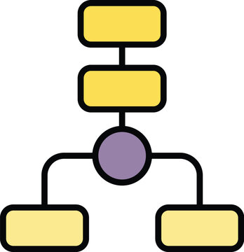 Index scheme icon outline vector. Vica ambiguity. World data color flat