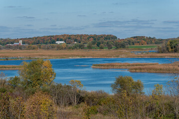 Fototapeta na wymiar Horicon Marsh State And National Wildlife Refuge In Wisconsin