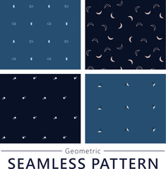 Geometric seamless vector pattern n48