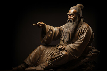 Confucius. generative ai - obrazy, fototapety, plakaty