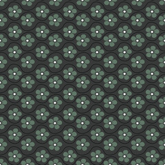 seamless vector flower design pattern on  background