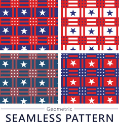 Obraz premium Geometric seamless vector pattern n58