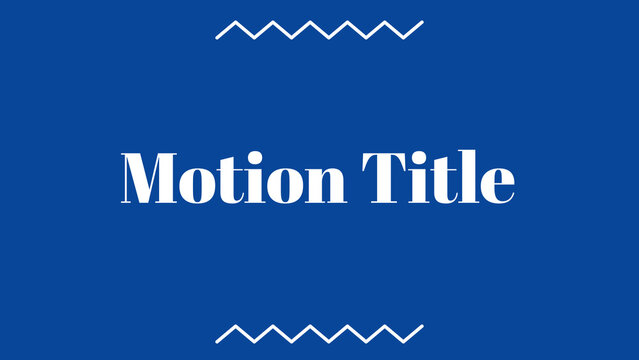 Motion Title 80