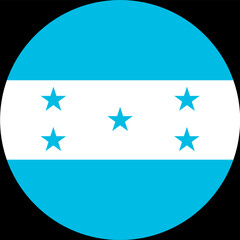 Guyana flag button on white background