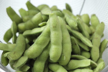 枝豆　green soybeens