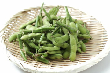 枝豆　green soybeens