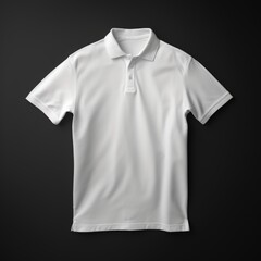 White T-Shirt Mockup for Simulation generative AI.