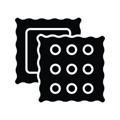 Fresh baked biscuits having chocolate cream inside, characterizing baked chocolate cookies vector