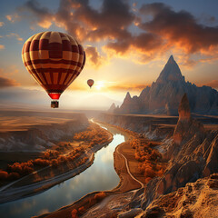 hot air balloon