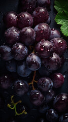 Fototapeta premium grapes on the vine