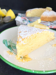 Spelt AirFryer Lemon Cake (slice)