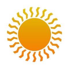 Sunburst silhouette illustration