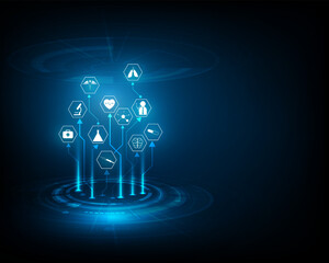 medical background symbol design