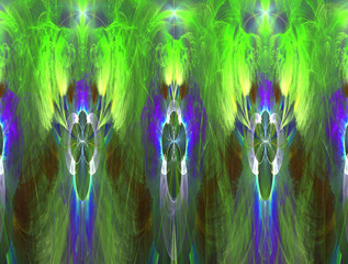 Imaginatory fractal abstract background Image