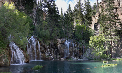 Fototapeta na wymiar Hanging Lake Colorado Summer 2023
