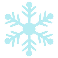 snowflake on white background