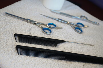 Hair cutting scissors