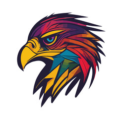 Obraz premium Eagle's Majesty: A Wildlife Illustration of the Regal Bird - Symbolizing Freedom and Nature's Predatory Beauty