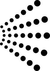 Aerosol spray icon of water or air sprayer nozzle for paint or deodorant spray.