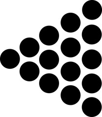 Aerosol spray icon of water or air sprayer nozzle for paint or deodorant spray.