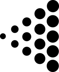 Aerosol spray icon of water or air sprayer nozzle for paint or deodorant spray.