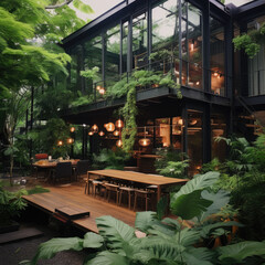 container house in jungle design inspiration