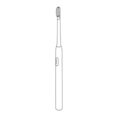 Young hispanic girl holding electric toothbrush smiling happy pointing with hand and finger