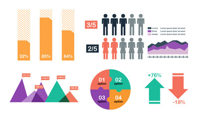 vector business diagrams template layout