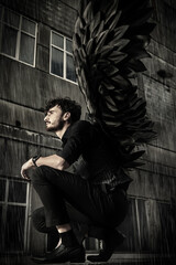 warrior angel man