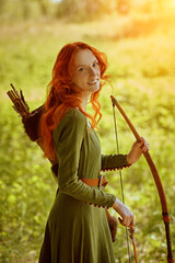 brave archer woman