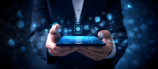 Cyberspace, Netzwerk, Stock Photo, Zusammenhalt, Zukunft, Web, Kommunikation, Business, Technologie, Hand, Smartphone, Handy, App, Internet, Security