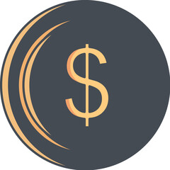 Vector Dollars Icon