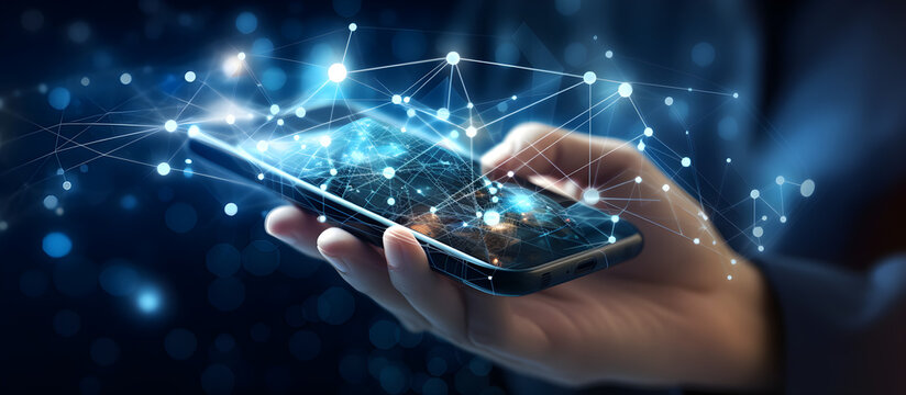 Cyberspace, Netzwerk, Stock Photo, Zusammenhalt, Zukunft, Web, Kommunikation, Business, Technologie, Hand, Smartphone, Handy, App, Internet, Security