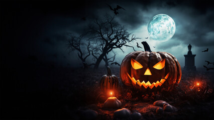 ハロウィンのカボチャ