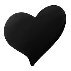heart on black