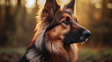 A German Shepherd Dog