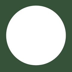 green blank circle element design 