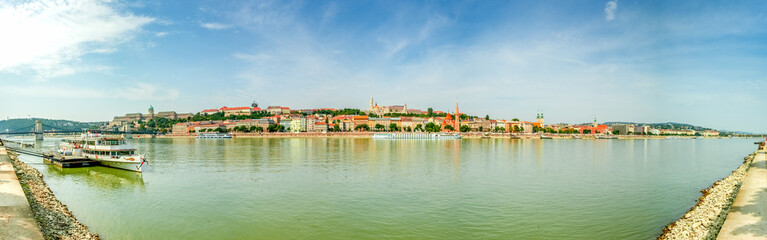 Fototapeta na wymiar Panorama, Budapest, Ungarn 