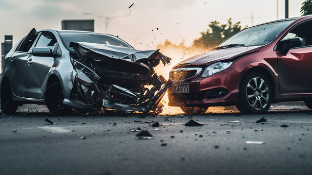 collision accident. generative ai