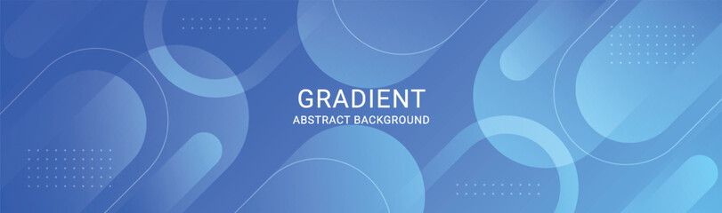 Blue gradient abstract background with geometric shape.	